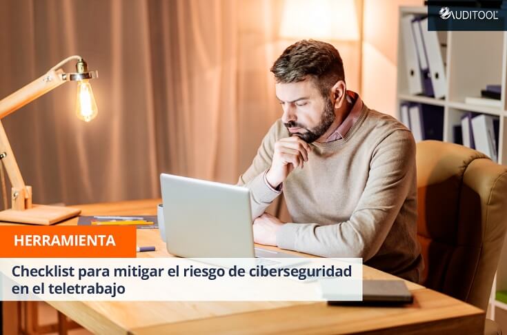 Checklist para mitigar el riesgo de ciberseguridad  en el teletrabajo